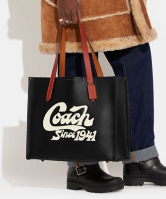 COACH　コーチ　リレー トート・コーチ グラフィックメンズ、レディース